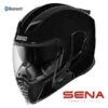 Icon Airflite Sena Spider Bluetooth Helmet Gloss Black 1 Icon Airflite Sena Spider Bluetooth Helmet Gloss Black -Helmet Country Shop AirfliteGlossBlackFront 1024x1024 Spider