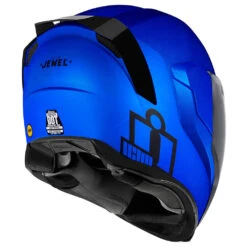 Icon Airflite™ Jewel MIPS® Full Face RAU Bluetooth Helmet Blue -Helmet Country Shop AirfliteMipsJewelBlueBack 1