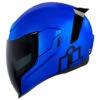 Icon Airflite™ Jewel MIPS® Full Face Helmet Blue 2 Icon Airflite™ Jewel MIPS® Full Face Helmet Blue -Helmet Country Shop AirfliteMipsJewelBlueProfile 0101 14190