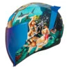 Icon Airflite Pleasuredome 4 Graphic Blue Full Face Helmet 1 Icon Airflite Pleasuredome 4 Graphic Blue Full Face Helmet -Helmet Country Shop AirflitePleasuredome4BlueProfile 0101 XXXX