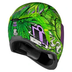 Icon Airform Ritemind Glow Green Full Face Helmet 4 Icon Airform Ritemind Glow Green Full Face Helmet -Helmet Country Shop AirformRiteMindGlowBack
