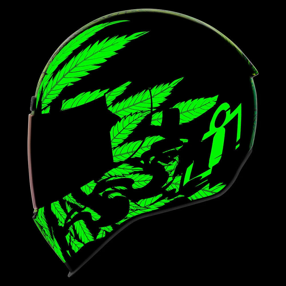 Icon Airform Ritemind Glow Green Full Face Helmet Icon Airform Ritemind Glow Green Full Face Helmet -Helmet Country Shop AirformRiteMindGlowGlow
