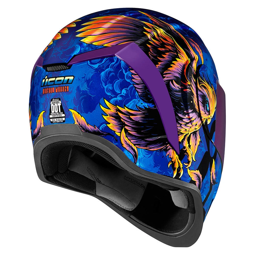Icon Airform Full Face Bluetooth Helmet Wardon Graphic Icon Airform Full Face Bluetooth Helmet Wardon Graphic -Helmet Country Shop AirformWardenBack a391aba9 d84f 49a6 90c1 5cb3507aaeea