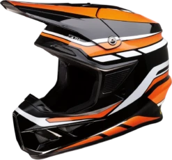 Z1R F. I. Off Road Helmet Mips Flank Graphic Black Orange White