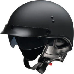 Z1R Vagrant NC Half Shell Helmet Flat Black