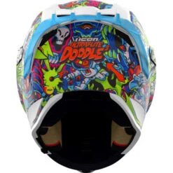 Icon Ultraflite Full Face Bluetooh Helmet Doodle 3 MIPS Blue -Helmet Country Shop E43FAEF3 AE3D 40BC 8E11 F0185A8440DA 1