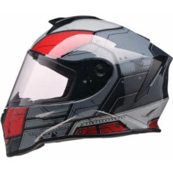 Z1R Youth Warrant Full Face Street Helmet Sentinel Red