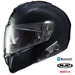 HJC I90 Helmet Sena 60S Bluetooth Headset Gloss Black