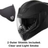 Icon Airflite Full Face Helmet Rubatone Light Smoke Shield