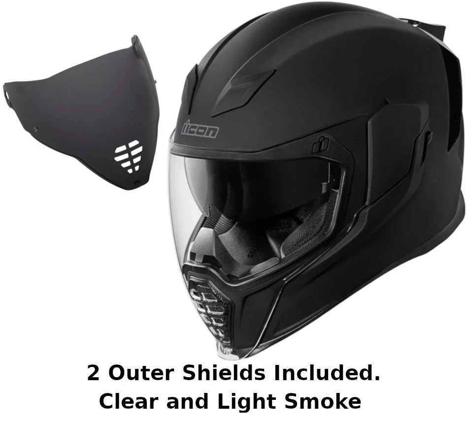 Icon Airflite Full Face Helmet Rubatone Light Smoke Shield Icon Airflite Full Face Helmet Rubatone Light Smoke Shield -Helmet Country Shop IconAirflite 2Shields LightSmoke e344253d 2f13 4edb 8907 091b03940399