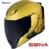 Icon Airflite Jewel MIPS Full Face Sena Spider Bluetooth Helmet Gold