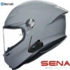AGV K6S Full Face Sena Bluetooth Helmet Nardo Gray 2 AGV K6S Full Face Sena Bluetooth Helmet Nardo Gray -Helmet Country Shop K6 Nardo Gray