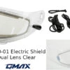 Gmax MD-01 Electric Shield Cord And Dual Lens Clear Bundle -Helmet Country Shop MD 01 Electric Shield Combo