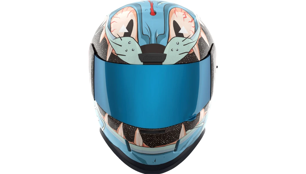 Icon Airform Full Face Helmet 9 Lives Blue Icon Airform Full Face Helmet 9 Lives Blue -Helmet Country Shop Nine Lives 13 1