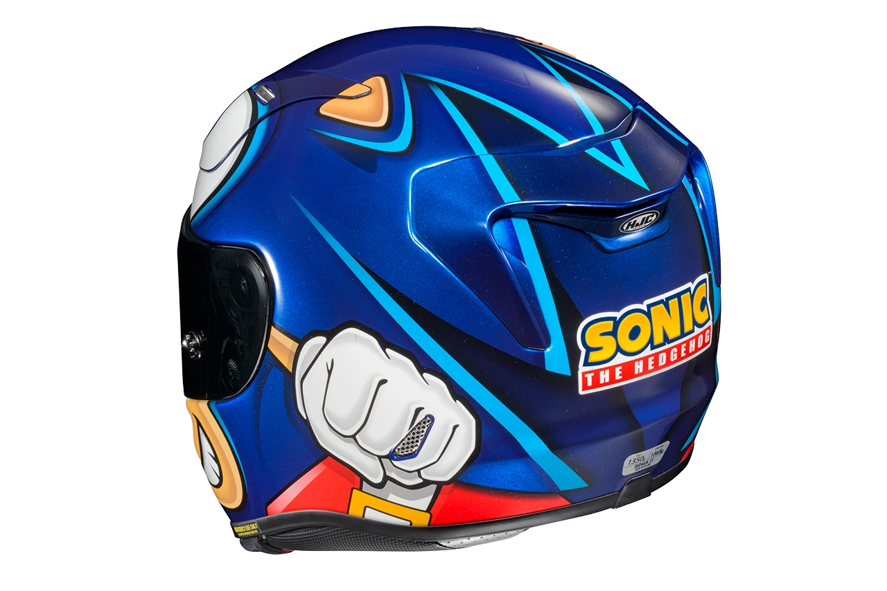 RPHA 11 Pro Full Face Helmet Sonic Sega Blue MC-2 HJC RPHA 11 Pro Full Face Helmet Sonic Sega Blue MC-2 -Helmet Country Shop RPHA11Sonic RrLft