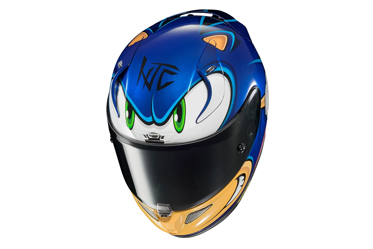 RPHA 11 Pro Full Face Helmet Sonic Sega Blue MC-2 HJC RPHA 11 Pro Full Face Helmet Sonic Sega Blue MC-2 -Helmet Country Shop RPHA11Sonic 2
