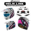 Icon Elsinore Bluetooth Helmet Rad Dawn White HelmLink