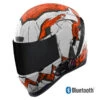 Icon Airform Full Face Bluetooth Helmet Trick Or Street 3 White