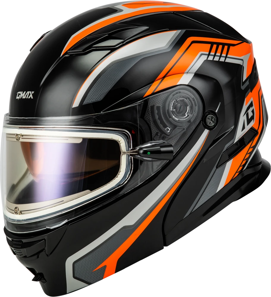 Gmax MD-01S Transistor Snow Helmet Orange Black Electric Shield and Dual Lens Gmax MD-01S Transistor Snow Helmet Orange Black Electric Shield And Dual Lens -Helmet Country Shop a38d 64f0f7ba18847