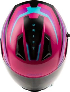 Gmax FF-18 Full Face Bluetooth Helmet Drift Graphic Pink/Blue/Black -Helmet Country Shop a398 653049ec77d06