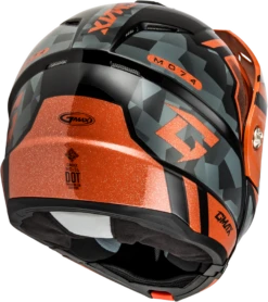 Gmax MD-74 Striker Modular Helmet Black/Grey/Orange 4 Gmax MD-74 Striker Modular Helmet Black/Grey/Orange -Helmet Country Shop a6fc 65008eb339aca
