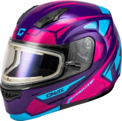 Gmax MD-04 Snow Helmet Sector Gloss Violet Pink Electric Shield -Helmet Country Shop b3d7 64dd0e075fb8c