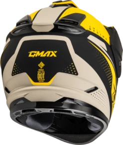 Gmax GM-11 Helmet Decima Graphic Matte Black/Yellow/Grey -Helmet Country Shop b6b0 64cad6de55e44
