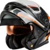 Gmax MD-01S Transistor Modular Snow Helmet Orange Black -Helmet Country Shop c5e1 64f0f6838016e