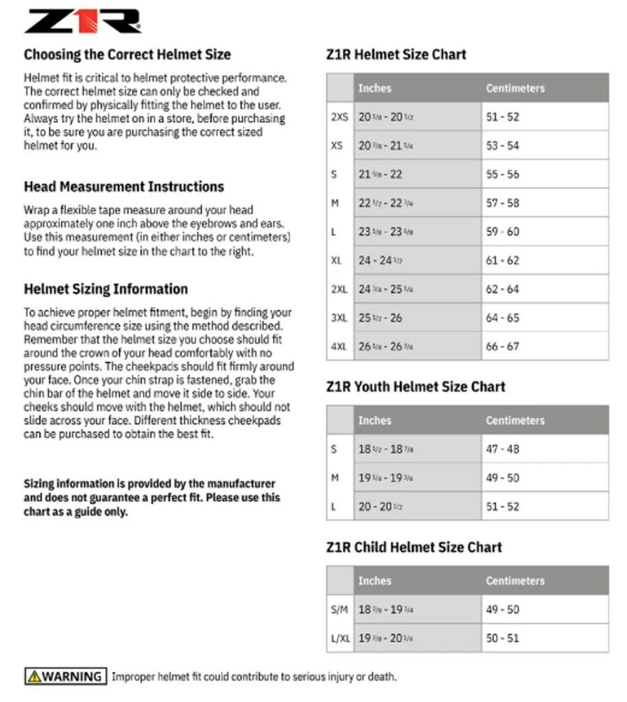 Z1R Road Maxx 2.0 Open Face Bluetooth Helmet Blue Z1R Road Maxx 2.0 Open Face Bluetooth Helmet Blue -Helmet Country Shop ccbeanie sizingchart 1024x1024 33ecef3f 39da 4ec9 9374 f724211945d0