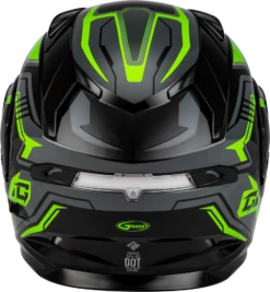Gmax MD-01S Transistor Snow Helmet Green Black Electric Shield And Dual Lens -Helmet Country Shop ce6f 64f0f6240dde4