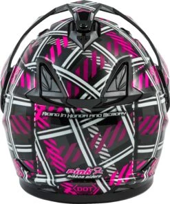 Gmax GM11S Ladies Dual Sport Snow Helmet Pink Ribbon Rider -Helmet Country Shop d4f8 5b92b3e39a7d9
