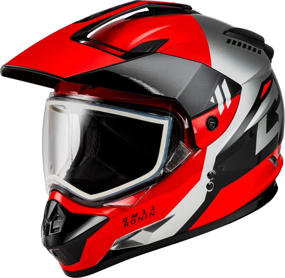 Gmax GM-11S Ronin Snow Helmet Red Dual Lens Gmax GM-11S Ronin Snow Helmet Red Dual Lens -Helmet Country Shop d7be 64d2b69d3ccf3