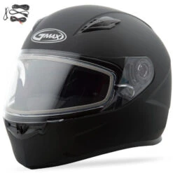 Gmax FF-49S Full Face Helmet Matte Black Electric Shield
