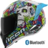 Icon Ultraflite Full Face Bluetooth Helmet Doodle 3 MIPS Blue 1 Icon Ultraflite Full Face Bluetooth Helmet Doodle 3 MIPS Blue -Helmet Country Shop doodle2222 T9S