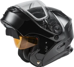 Gmax MD-01S Modular Snow Helmet Gloss Black Dual Lens