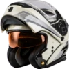Gmax MD-01S Transistor Modular Snow Helmet White Black