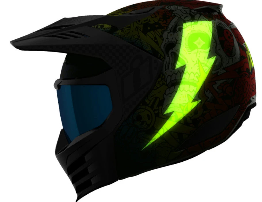 Icon Elsinore Bluetooth Helmet Elsinore Helmet Doodle 3 White Icon Elsinore Bluetooth Helmet Elsinore Helmet Doodle 3 White -Helmet Country Shop elsinore doodle3 1