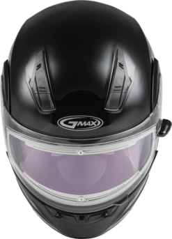 Gmax MD-04 Modular Snow Helmet Gloss Black Electric Shield -Helmet Country Shop f564 5f88be7bed485