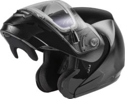 Gmax MD-04 Modular Snow Helmet Gloss Black Electric Shield
