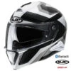 HJC I90 Modular Bluetooth Helmet Lark Graphic MC-10 20b Installed 1 HJC I90 Modular Bluetooth Helmet Lark Graphic MC-10 20b Installed -Helmet Country Shop hj ci90 lark helmet white 1024x1024 20b
