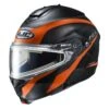 HJC C91 Modular Snow Helmet Taly Graphic MC7 Orange Electric Shield -Helmet Country Shop hjcc91 sn taly electric helmet black grey rollover 6476ab75 8cf9 4af4 8709 7c101ec6ed1f