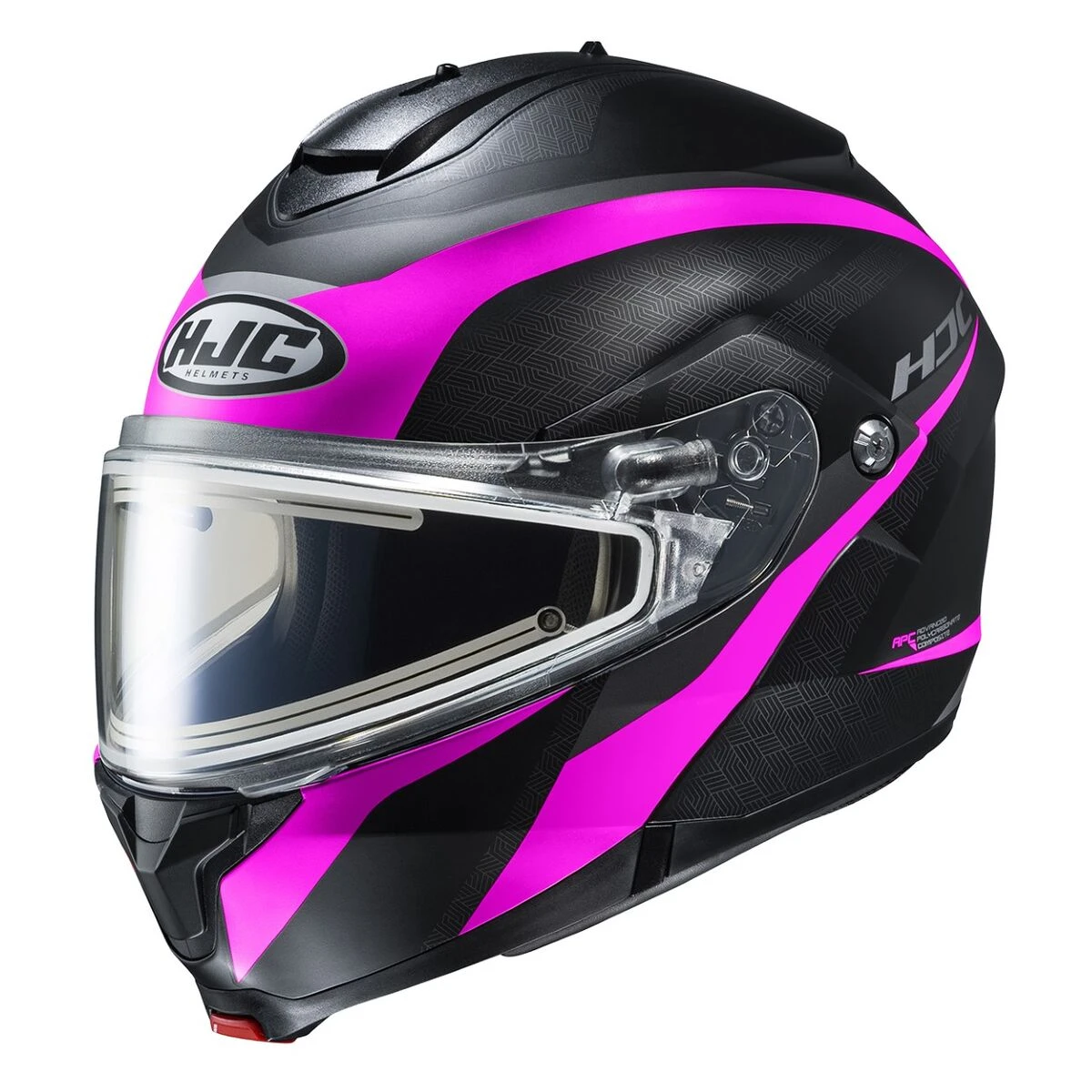HJC C91 Modular Snow Helmet Taly Graphic MC8SF Flat Pink Electric Shield HJC C91 Modular Snow Helmet Taly Graphic MC8SF Flat Pink Electric Shield -Helmet Country Shop hjcc91 sn taly electric helmet black grey rollover 7131e4cc 434a 45b0 afdd 4184ed8c81c0