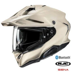 HJC RPHA 60 Dual Sport Bluetooth Helmet Sand Beige